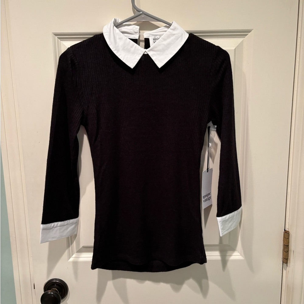 NWT Unique Vintage Cuffed Sweater Top